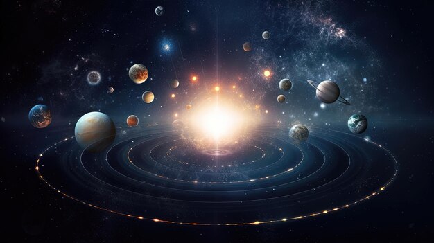 Night sky and zodiac